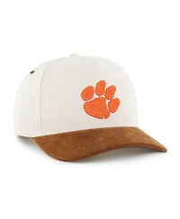 Carhartt x '47 Brand Men's Natural/Brown Clemson Tigers Undyed Relaxed Hitch Adjustable Hat