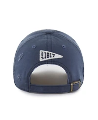 '47 Brand Men's and Women's Navy Michigan Wolverines Well-Worn Seymore Clean Up Adjustable Hat