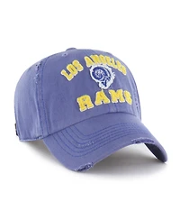'47 Brand Men's Royal Los Angeles Rams Seymoore Clean Up Adjustable Hat