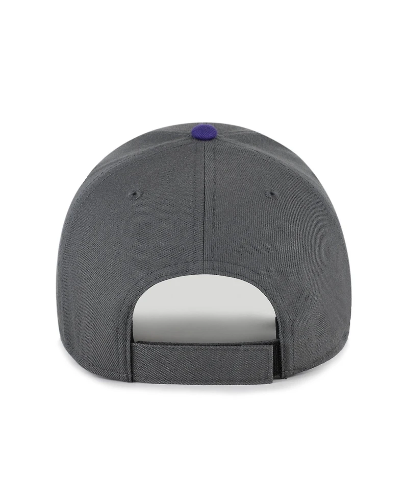 '47 Brand Men's Charcoal Minnesota Vikings Split Block Mvp Adjustable Hat