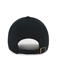 '47 Brand Men's Black Pittsburgh Steelers Throwback Graphic Clean Up Adjustable Hat