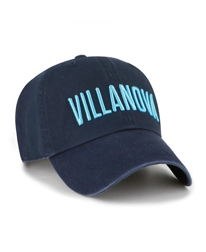 47 Brand Men's Navy Villanova Wildcats Clean Up Adjustable Hat