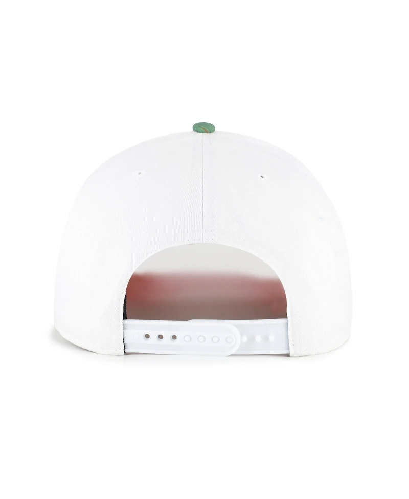 '47 Brand Men's White/Orange Miami Dolphins Beach Side Hitch Adjustable Hat