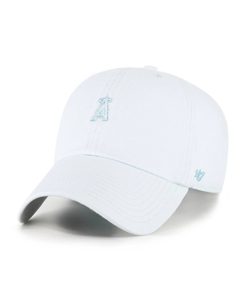 '47 Brand Men's and Women's Light Blue Los Angeles Angels Pastel Clean Up Adjustable Hat