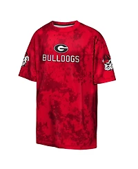 Outerstuff Big Boys and Girls Red Georgia Bulldogs Off-Side Sublimated T-Shirt