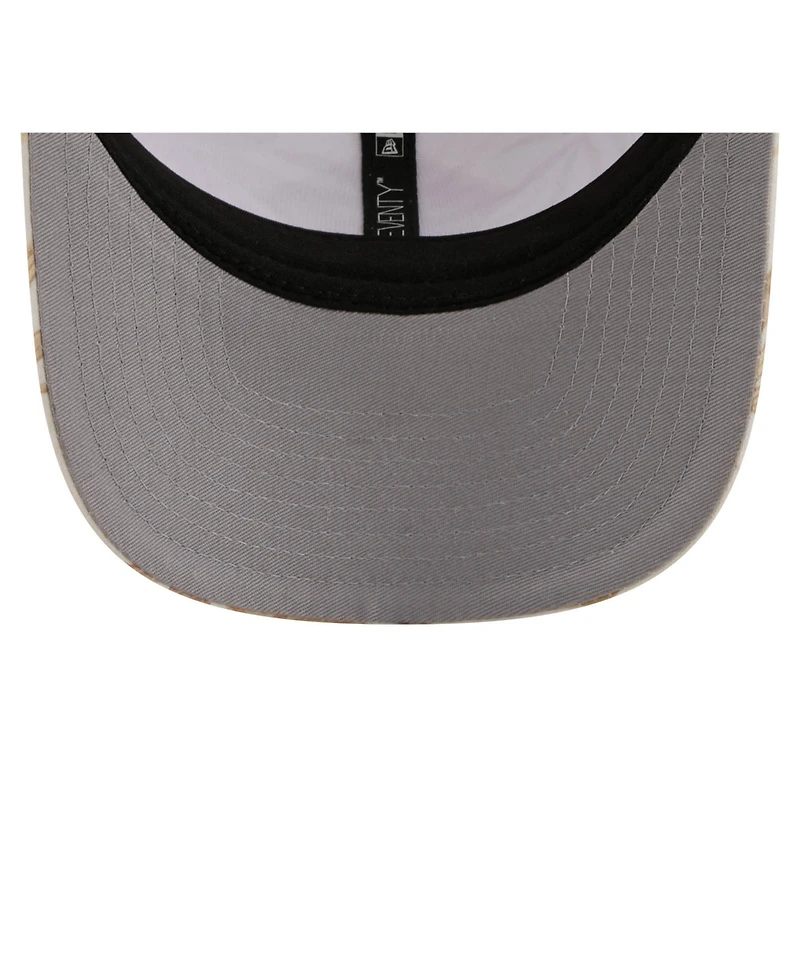 New Era Men's Tan San Diego Padres Tonal Palm Coolera 9SEVENTY Adjustable Trucker Hat