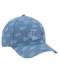 New Era Women's Denim Kansas City Chiefs A-Frame 9FORTY Adjustable Hat