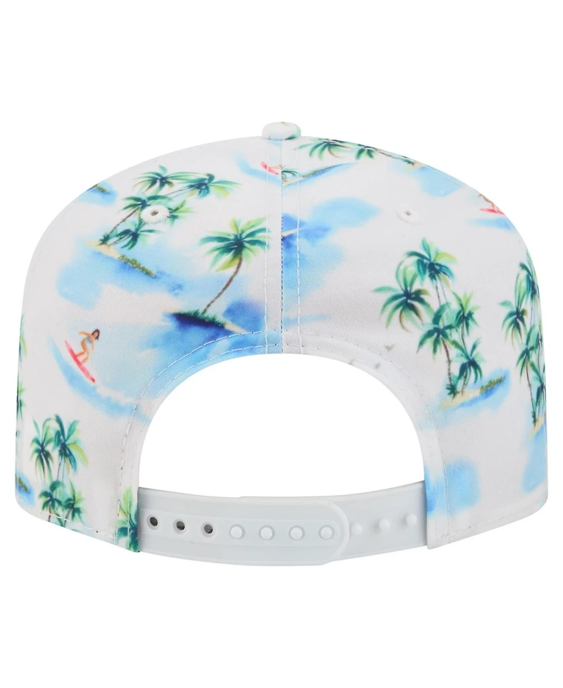 New Era Men's White Las Vegas Raiders Aloha 19TWENTY Adjustable Hat