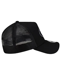 New Era Men's Black San Francisco 49ers City Script 9FORTY A-Frame Adjustable Hat