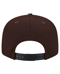 New Era Men's Dark Brown Buffalo Bills Burnt Wood Camo 9FIFTY Snapback Hat