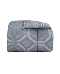 Macy's Darien Geo Reversible Microfiber 8-piece Comforter Set