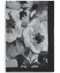 Calvin Klein Women's Tonal Floral Chiffon Scarf