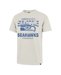 47 Brand Men's Natural Seattle Seahawks Head On Scrum T-Shirt