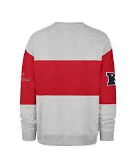 47 Brand Men's Scarlet/Gray San Francisco 49ers Blockfield Maximalist Sweatshirt