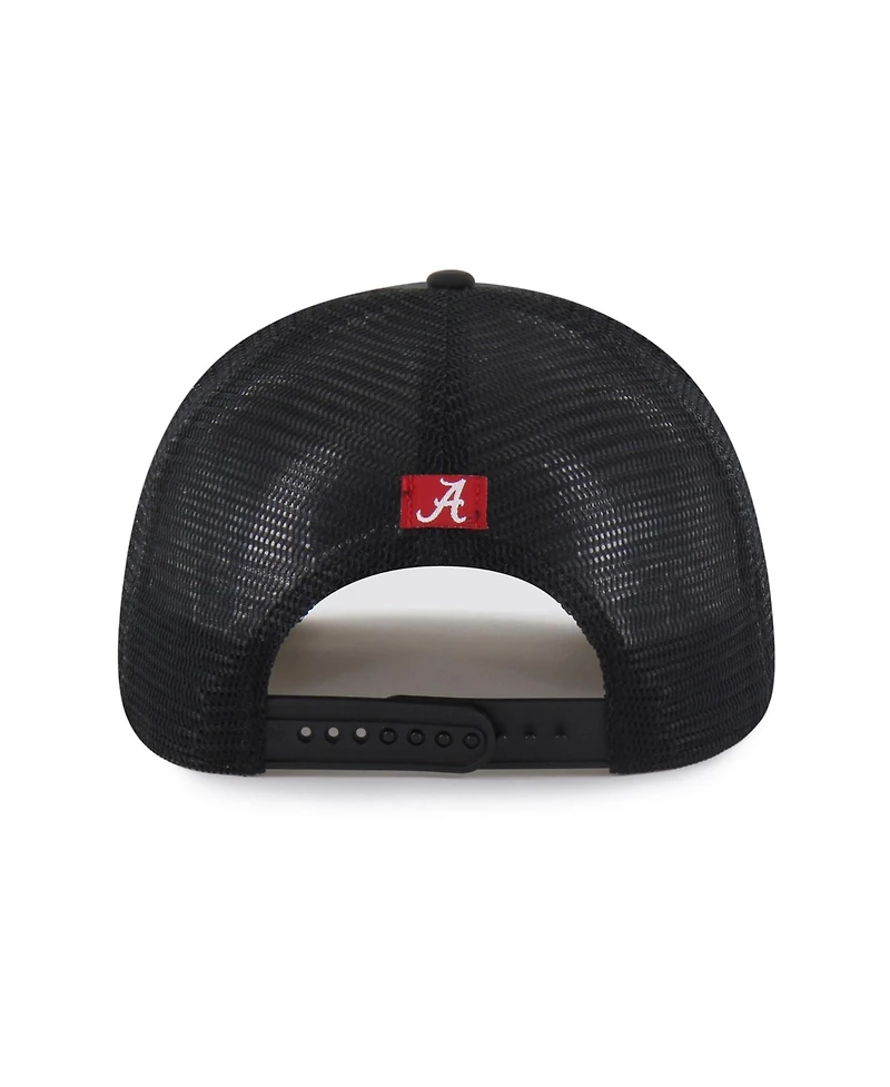 47 Brand Men's and Women's Black Alabama Crimson Tide brr° Condor Mesh Hitch Adjustable Hat
