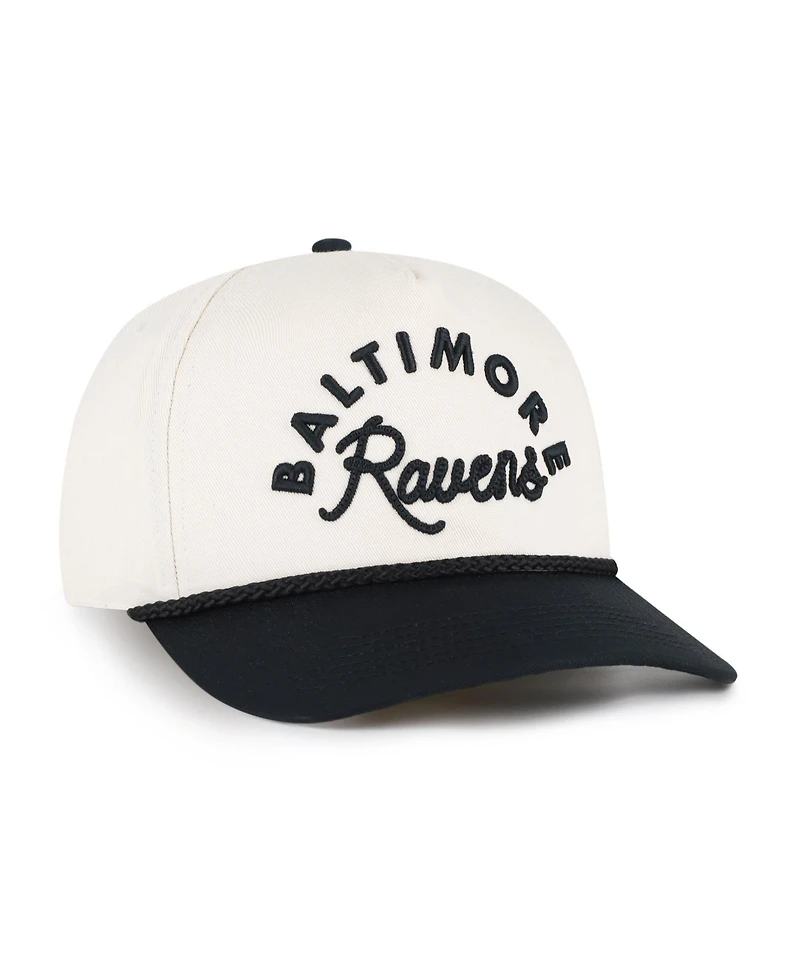 47 Brand Women's Natural Baltimore Ravens Rope Script Hitch Adjustable Hat
