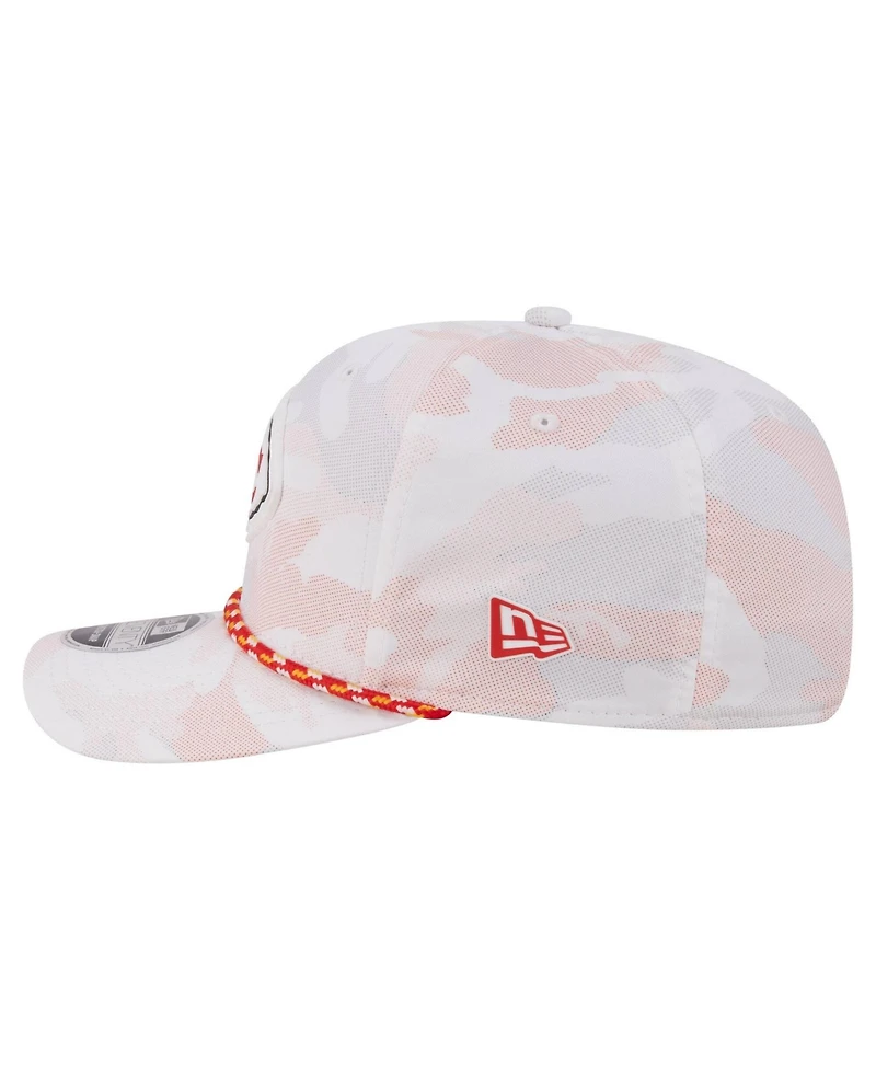 New Era Men's White Kansas City Chiefs Camo Rope 9SEVENTY Adjustable Hat