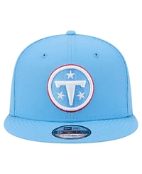 New Era Men's /Light Blue Tennessee Titans 9FIFTY Snapback Hat