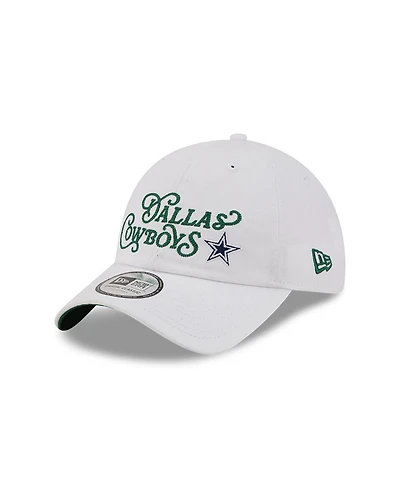 New Era Men's White Dallas Cowboys Golf Course Casual Classic Adjustable Hat