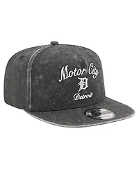 New Era Men's Black Detroit Tigers City Slogan A-Frame 9FIFTY Snapback Hat