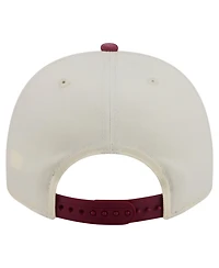 New Era Men's Cream/Burgundy Washington Commanders Washed A-Frame 9FIFTY Snapback Hat