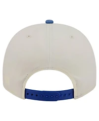 New Era Men's Cream/Royal Buffalo Bills Washed A-Frame 9FIFTY Snapback Hat