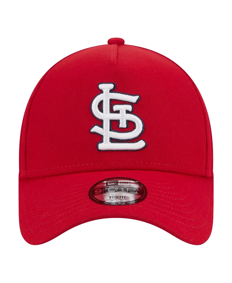 New Era Big Boys and Girls Red St. Louis Cardinals 9FORTY A-Frame Adjustable Hat