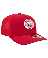 New Era Men's Red St. Louis Cardinals Floral Patch 9SEVENTY Adjustable Hat