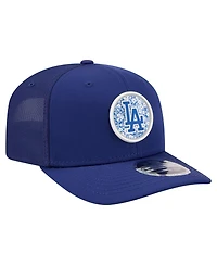 New Era Men's Royal Los Angeles Dodgers Floral Patch 9SEVENTY Adjustable Hat