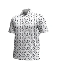 Under Armour Men's White Georgia Tech Yellow Jackets Gameday Armourfuse Polo Shirt