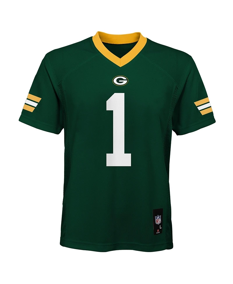 Outerstuff Big Boys and Girls Micah Parsons Green Bay Packers Replica Jersey