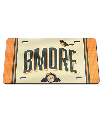 Wincraft Baltimore Orioles 2026 City Connect Laser Cut Acrylic License Plate