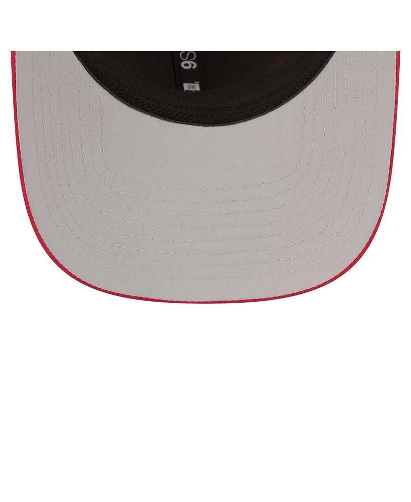 New Era Men's Scarlet San Francisco 49ers Micro Badge 9SEVENTY Adjustable Hat
