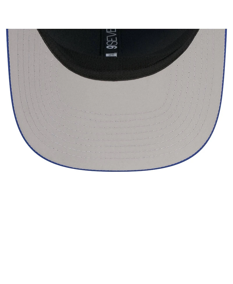 New Era Men's Royal Buffalo Bills Micro Badge 9SEVENTY Adjustable Hat