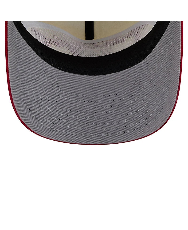 New Era Men's Cream San Francisco 49ers Script 19TWENTY Adjustable Hat