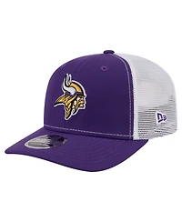New Era Men's Purple Minnesota Vikings 9SEVENTY Trucker Adjustable Hat