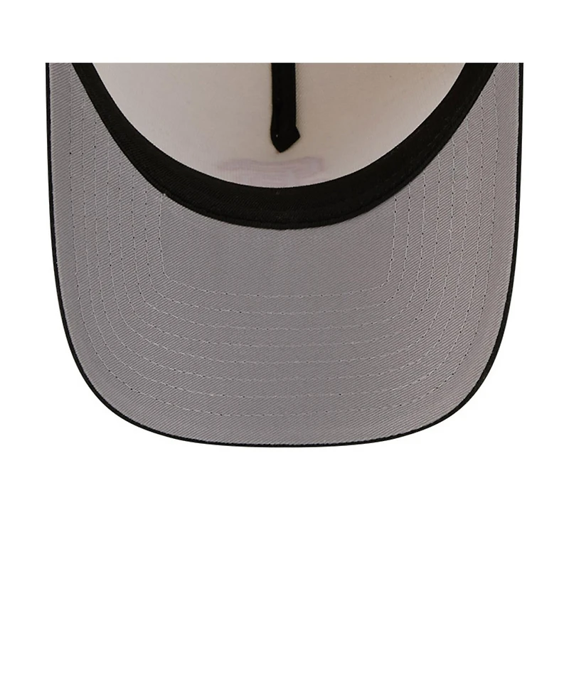 New Era Men's Cream San Francisco Giants Chrome A-Frame 59FORTY Fitted Hat