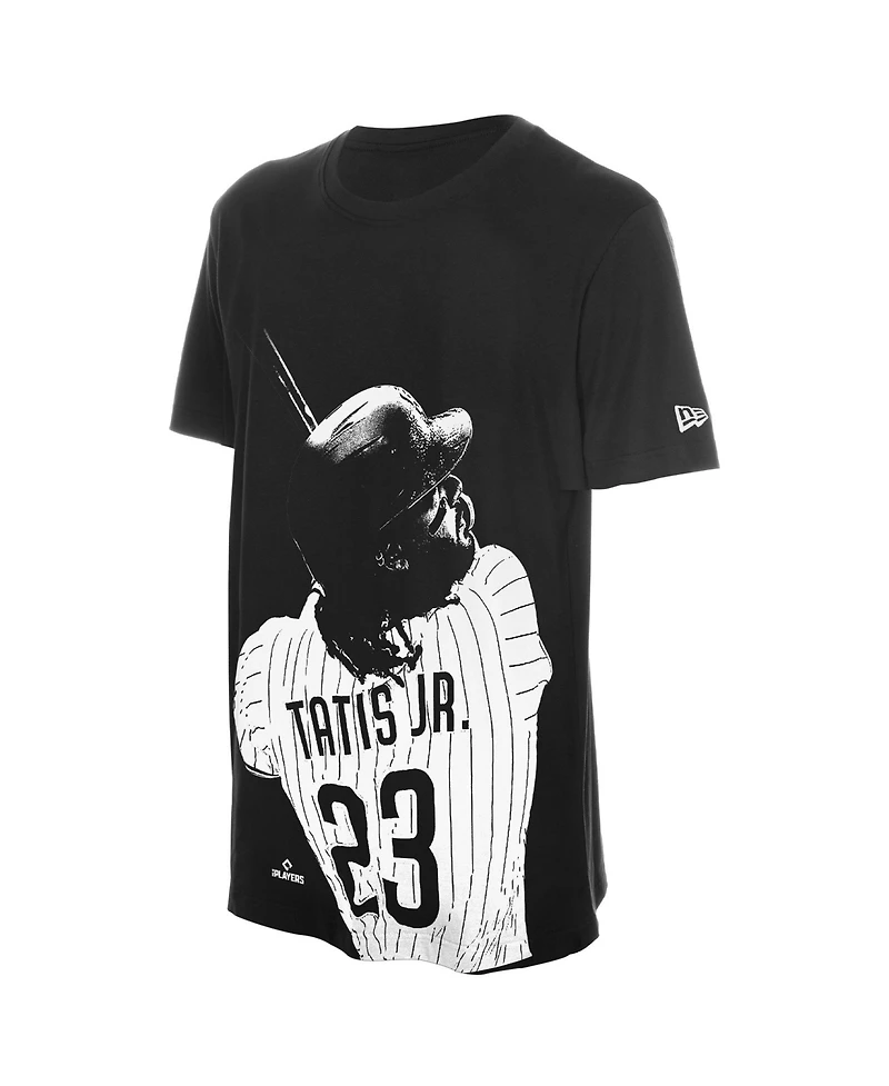 New Era Men's Fernando Tatis Jr. Black San Diego Padres Oversized Graphic T-Shirt