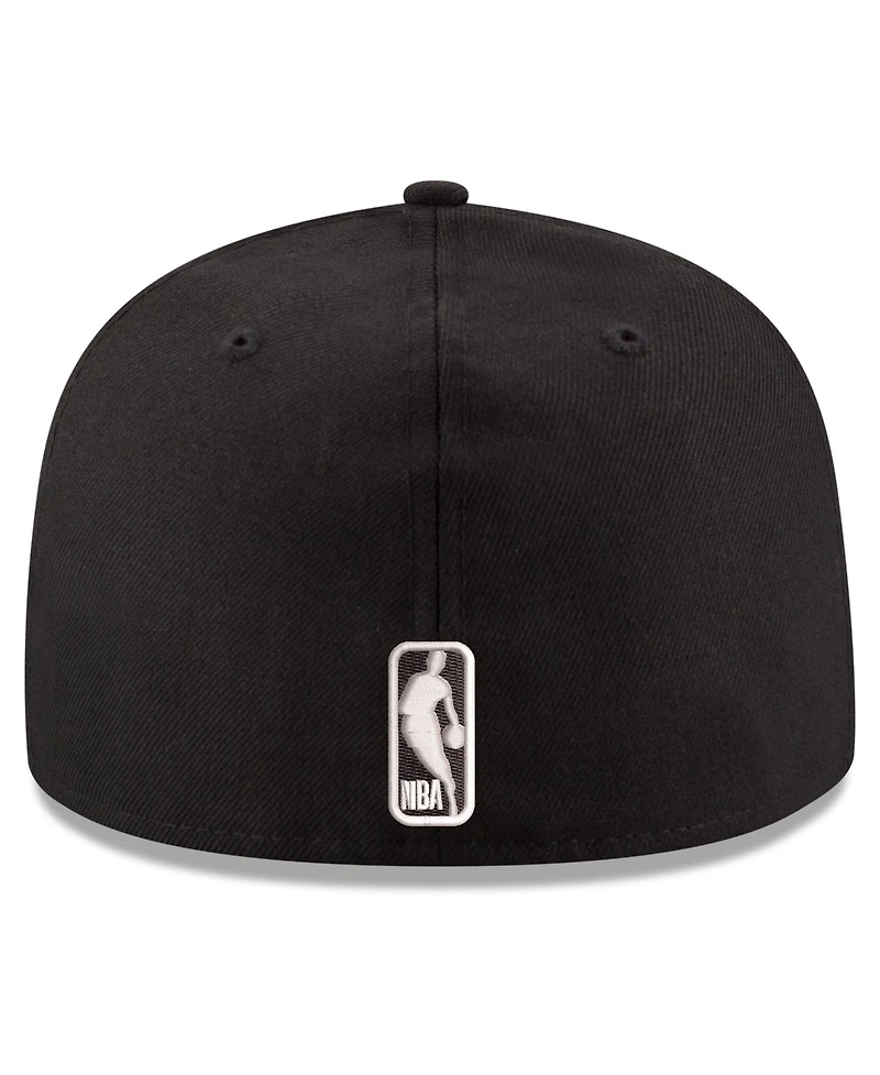 New Era Men's Black Houston Rockets 59FIFTY Fitted Hat