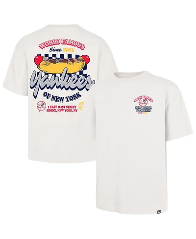 47 Brand Men's Cream New York Yankees Glizzy T-Shirt