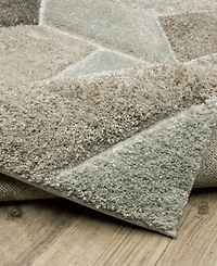 Oriental Weavers Cambria 004L2 1'10"x7'6" Runner Area Rug