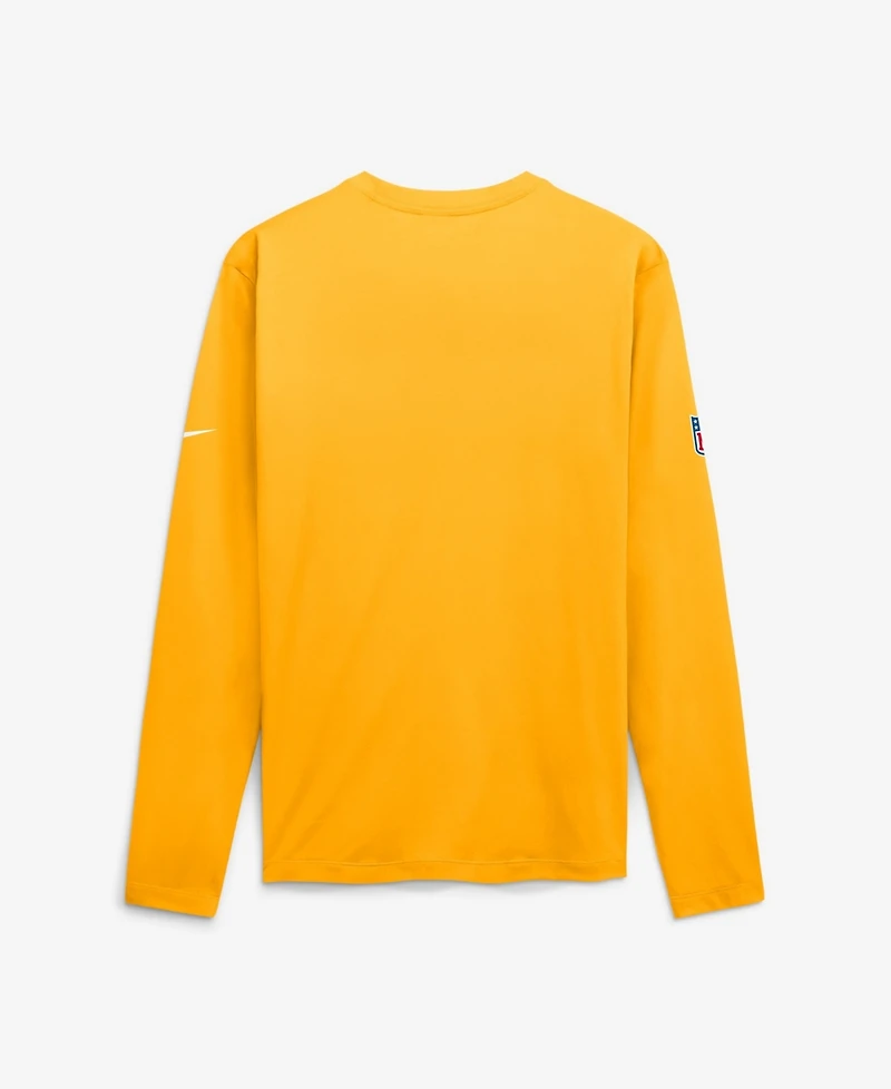 Nike Men's Gold Pittsburgh Steelers Legend Small Logo Dri-fit Long Sleeve T-Shirt