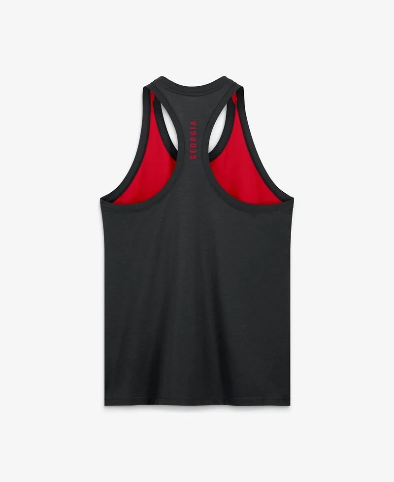 Nike Women's Red Georgia Bulldogs Racerback Tank Top