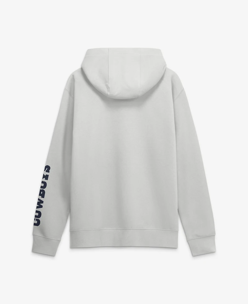 Nike Men's Gray Dallas Cowboys Cool Down Club Full-Zip Hoodie