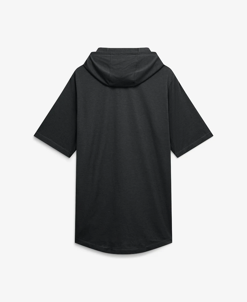 Nike Men's Black Atlanta Braves Arched Wordmark Tri-Blend Hooded T-Shirt