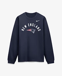 Nike Men's Navy New England Patriots Defensive Leader Club Fleece Sweatshirt