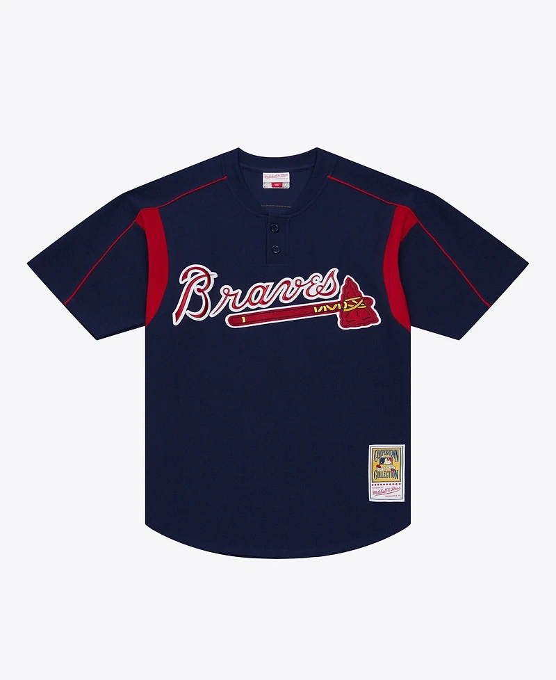 Mitchell & Ness Men's Andruw Jones Navy Atlanta Braves Authentic Batting Practice Jersey