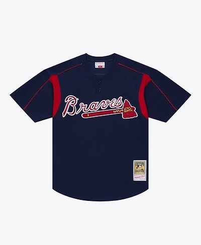 Mitchell & Ness Men's Andruw Jones Navy Atlanta Braves Authentic Batting Practice Jersey