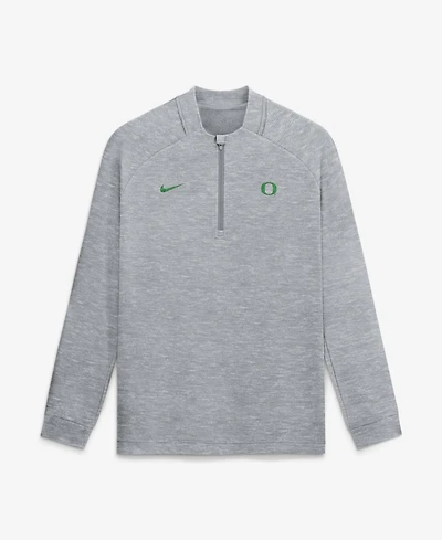 Nike Men's Gray Oregon Ducks Golf Par 5 Therma-fit Half-Zip Tri-Blend Pullover