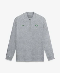 Nike Men's Gray Oregon Ducks Golf Par 5 Therma-fit Half-Zip Tri-Blend Pullover
